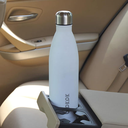 25 oz Insulated Stainless Steel Water Bottle, Metal Sports Flask | Double Wall Vacuum, Leak Proof, Keeps Hot/Cold, BPA Free, Dishwasher Safe, Cupholder Friendly, Travel, Lake Blue - Colors B
