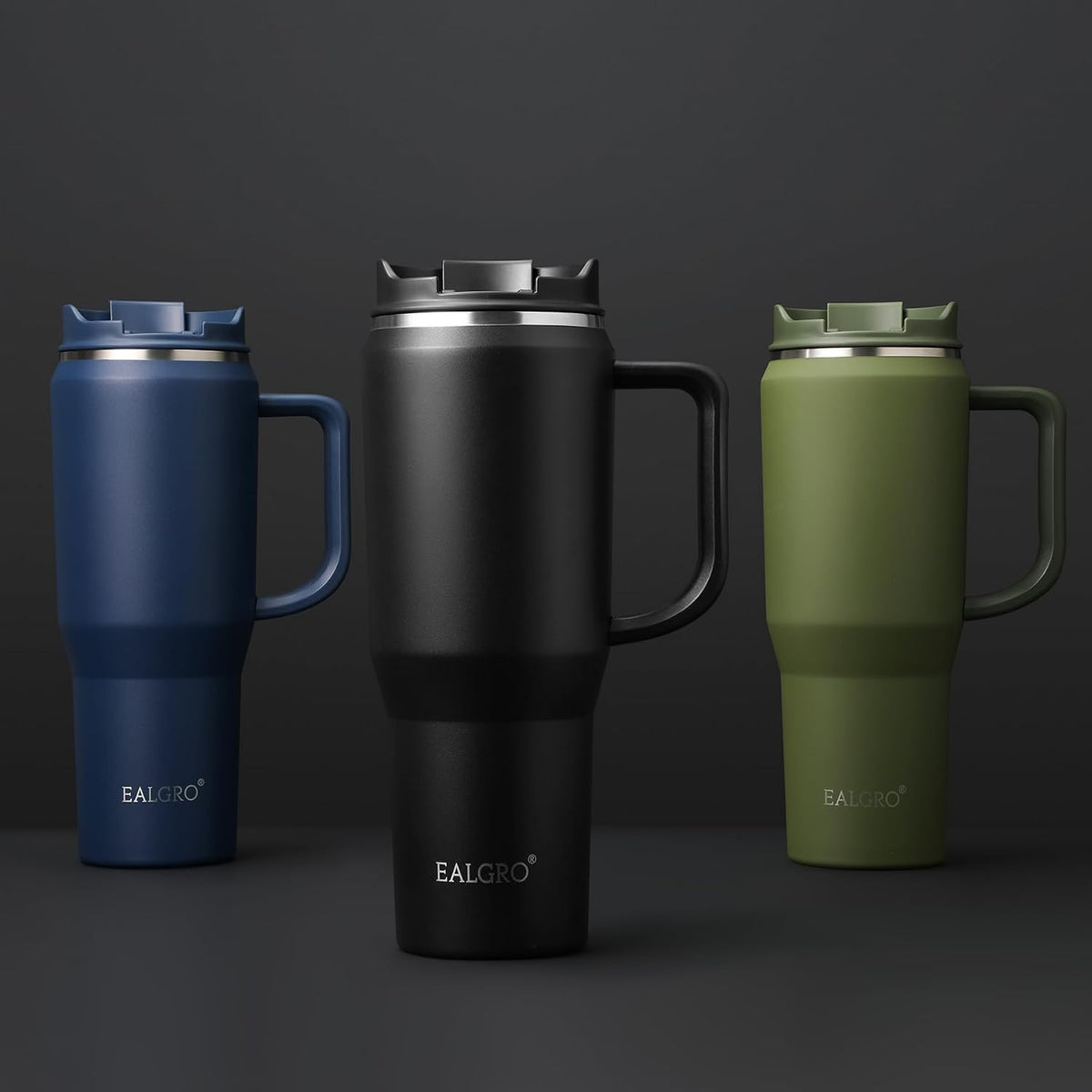 50 oz Tumbler with Handle, Insulated Tumblers with Lid and Straw