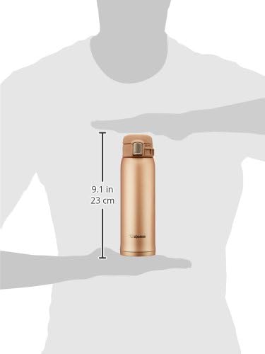 SM-SE48NZ Stainless Steel Vacuum Insulated Mug, 16-Ounce, Beige Gold