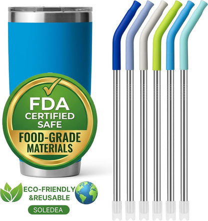 40 oz Straight Metal Straws for 40 oz Stanley Tumbler