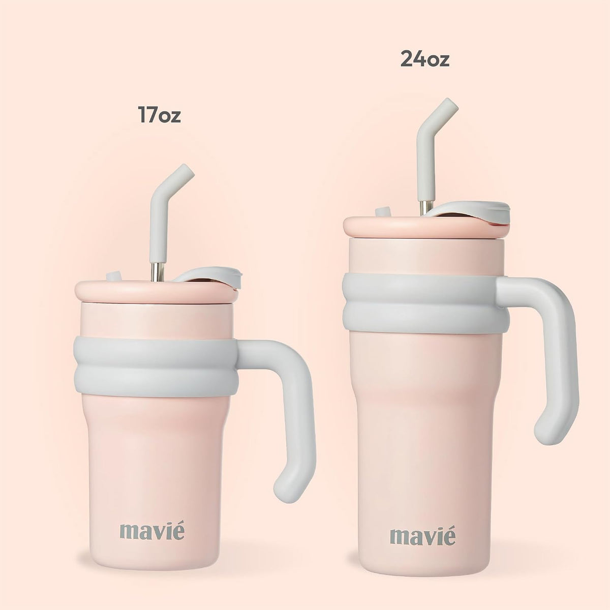 12oz Tumbler With Compartment for Ice, Double Insulated Stainless Steel Water Bottle With Twist Cap & Sip Lid, Travel Size for Purse & Reusable, Cup Holder Friendly Travel Coffee Mug (Cream)