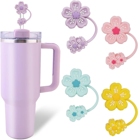 Cherry Blossom Straw Topper fit Stanley 30&40oz Tumbler