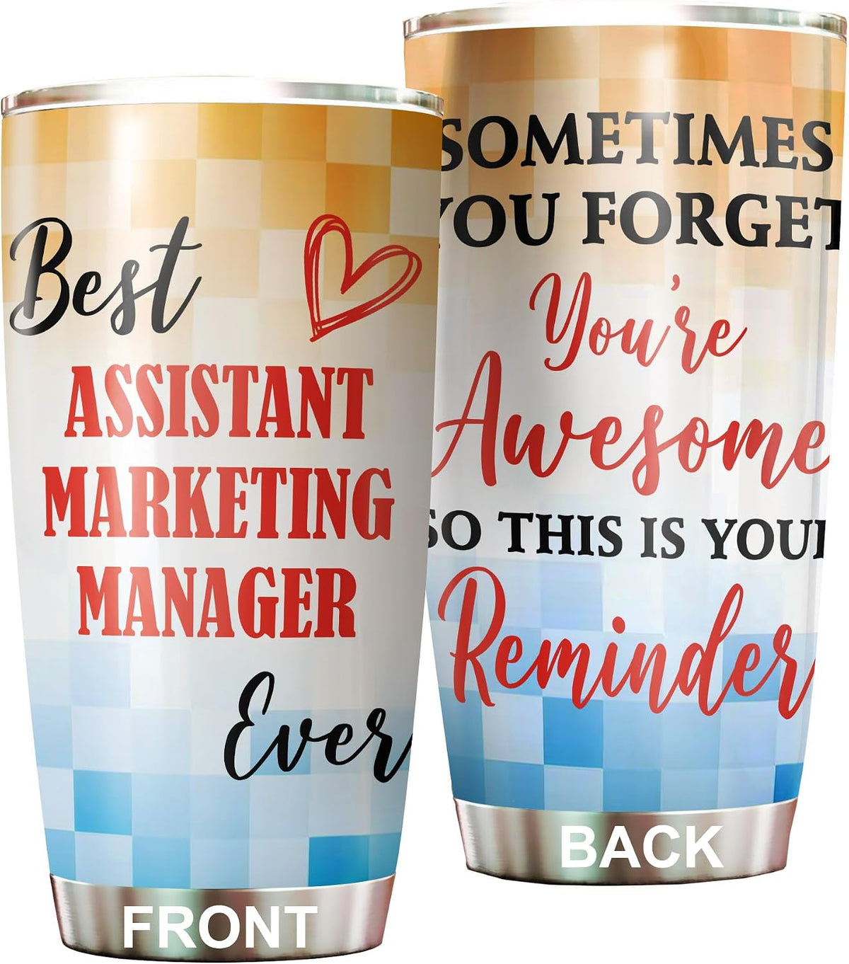 Best Lacrosse Coach Ever Tumbler Stainless Steel 20oz, Office Gifts Women Men Work Friends Coworker, Driking Coffee Cup For Birthday Christmas - Colors C