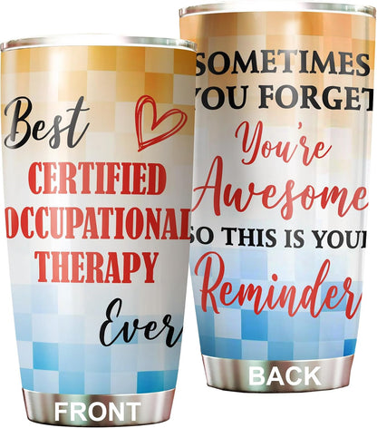 Best Lacrosse Coach Ever Tumbler Stainless Steel 20oz, Office Gifts Women Men Work Friends Coworker, Driking Coffee Cup For Birthday Christmas - Colors C