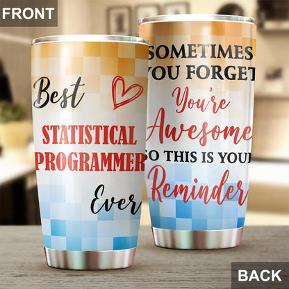 Best Lacrosse Coach Ever Tumbler Stainless Steel 20oz, Office Gifts Women Men Work Friends Coworker, Driking Coffee Cup For Birthday Christmas - Colors C