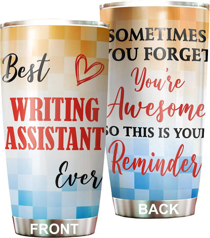 Best Lacrosse Coach Ever Tumbler Stainless Steel 20oz, Office Gifts Women Men Work Friends Coworker, Driking Coffee Cup For Birthday Christmas - Colors C
