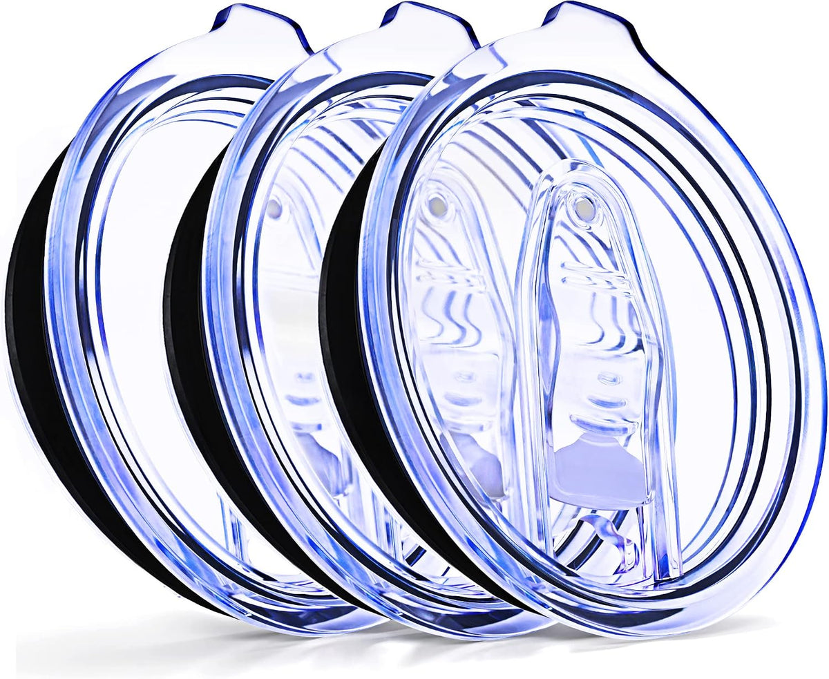 20/10 oz Tumbler Lids, 3.23" Replacement Lid with Slider, 4 pcs
