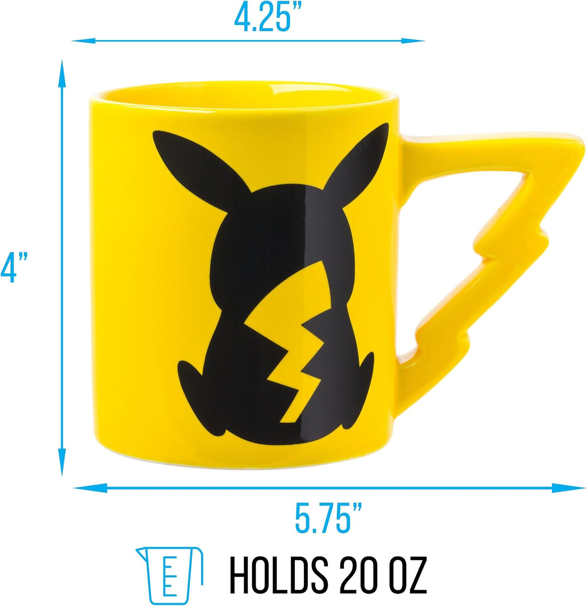 Pokémon Snorlax But First Coffee Quote, Ceramic Mug, 20oz | 0.59 Liters