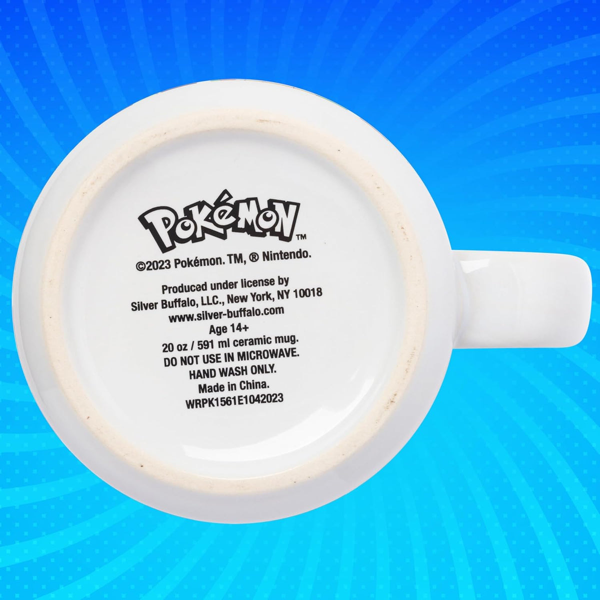 Pokémon Snorlax But First Coffee Quote, Ceramic Mug, 20oz | 0.59 Liters