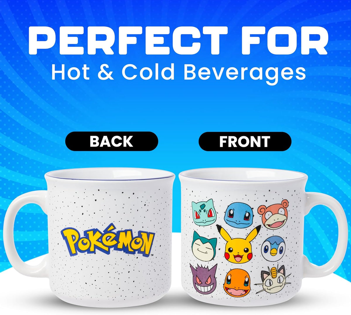 Pokémon Snorlax But First Coffee Quote, Ceramic Mug, 20oz | 0.59 Liters