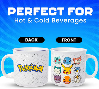 Pokémon Snorlax But First Coffee Quote, Ceramic Mug, 20oz | 0.59 Liters