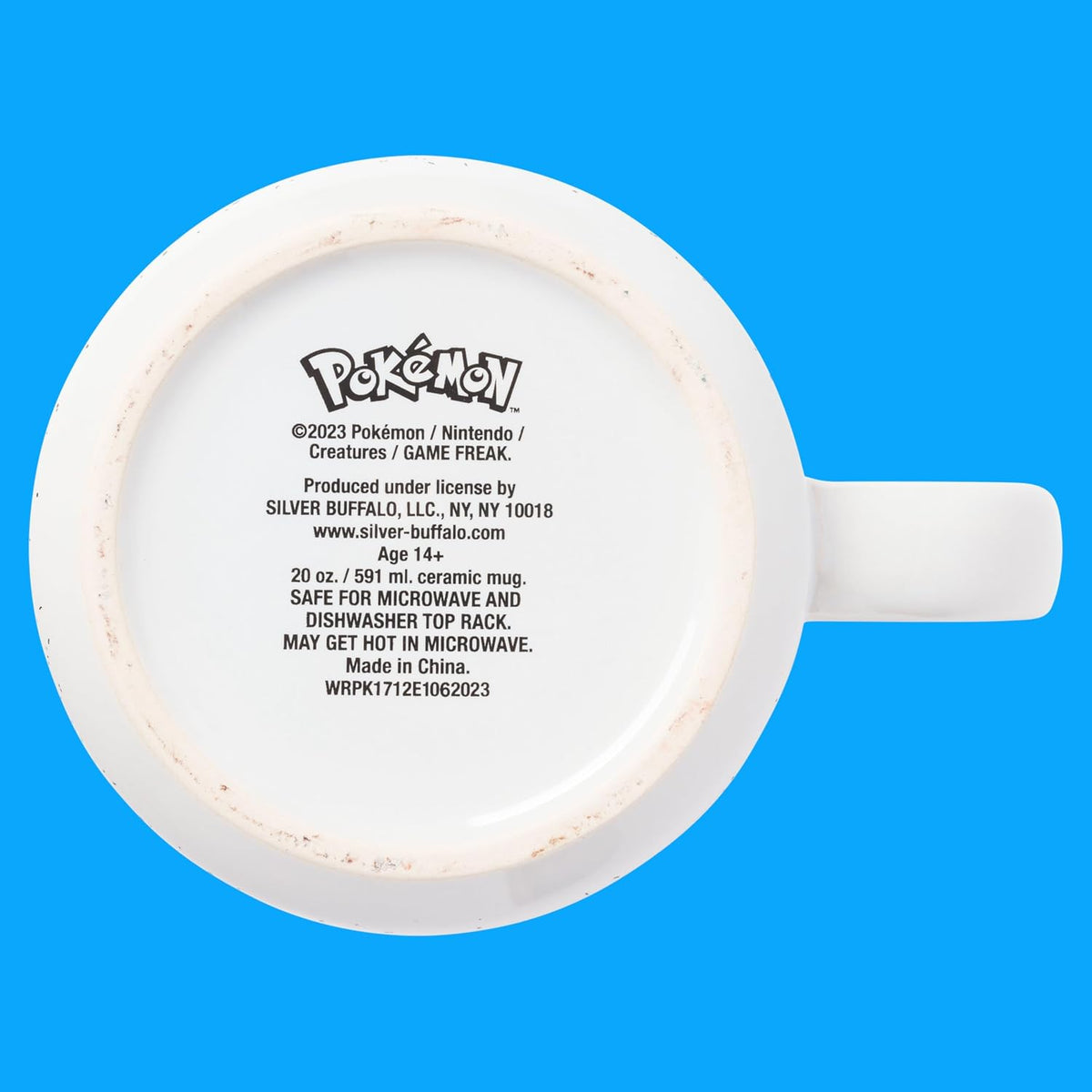 Pokémon Snorlax But First Coffee Quote, Ceramic Mug, 20oz | 0.59 Liters