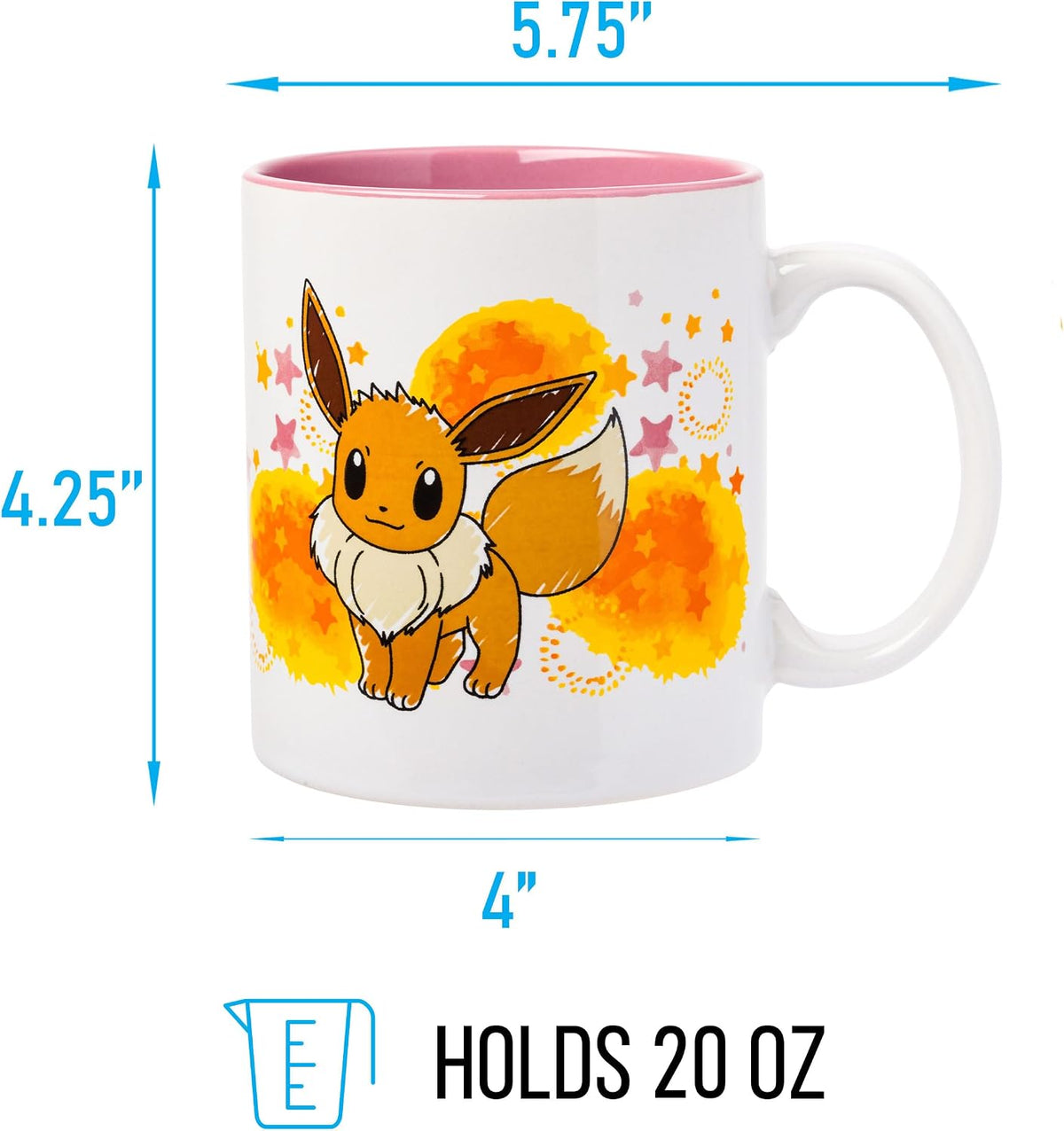 Pokémon Snorlax But First Coffee Quote, Ceramic Mug, 20oz | 0.59 Liters