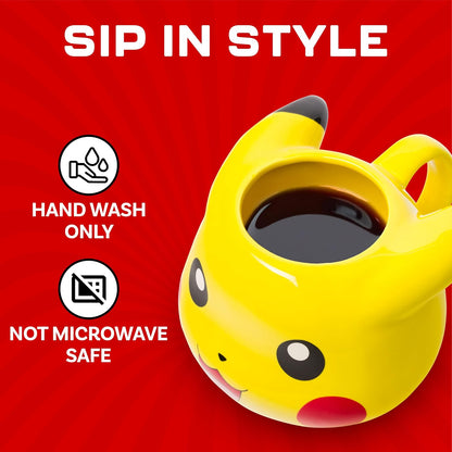 Pokémon Snorlax But First Coffee Quote, Ceramic Mug, 20oz | 0.59 Liters