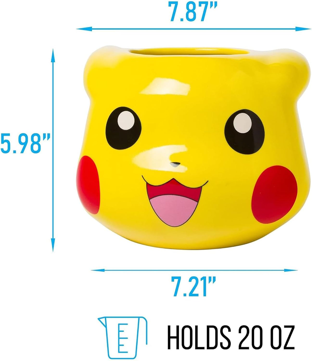 Pokémon Snorlax But First Coffee Quote, Ceramic Mug, 20oz | 0.59 Liters