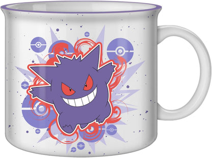 Pokémon Snorlax But First Coffee Quote, Ceramic Mug, 20oz | 0.59 Liters