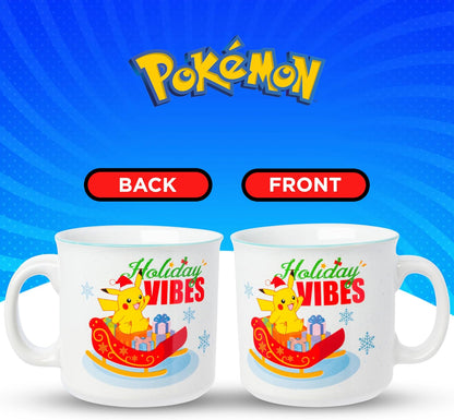 Pokémon Snorlax But First Coffee Quote, Ceramic Mug, 20oz | 0.59 Liters