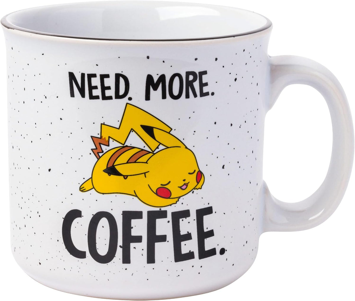 Pokémon Snorlax But First Coffee Quote, Ceramic Mug, 20oz | 0.59 Liters