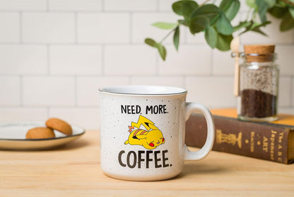 Pokémon Snorlax But First Coffee Quote, Ceramic Mug, 20oz | 0.59 Liters