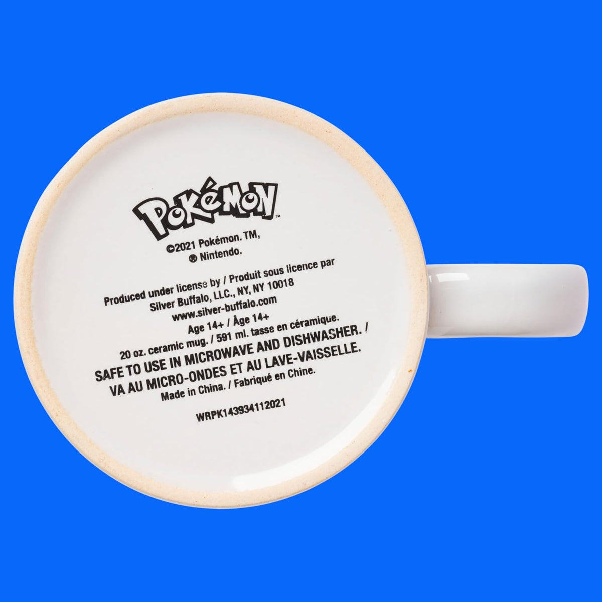 Pokémon Snorlax But First Coffee Quote, Ceramic Mug, 20oz | 0.59 Liters