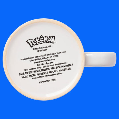 Pokémon Snorlax But First Coffee Quote, Ceramic Mug, 20oz | 0.59 Liters
