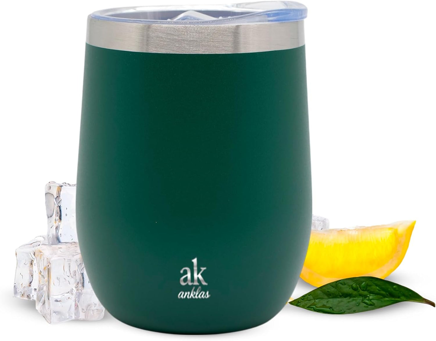 Stainless Steel Tumbler with leak proof lid - Compact insulated travel mug for hot or cold - Reusable coffee mug and water bottle for office, gym, hiking (LITMUS DARK BLUE, TUMBLER 20oz)