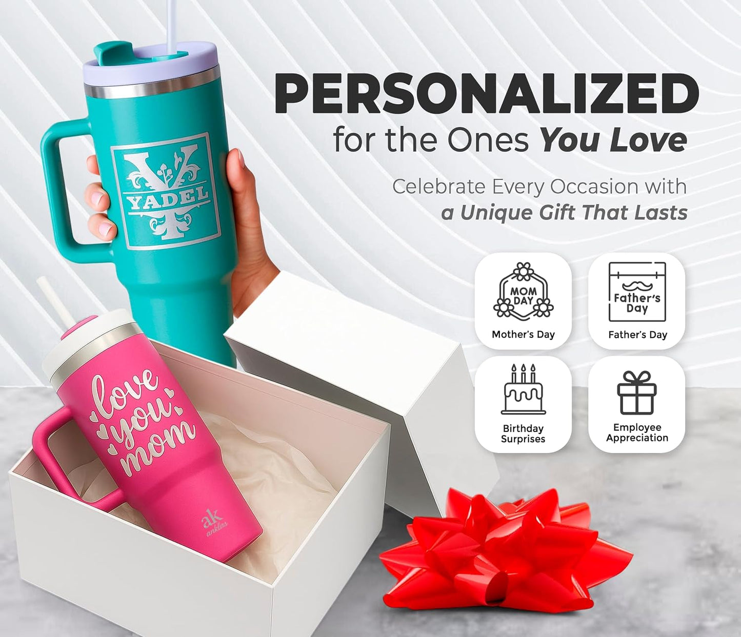 Stainless Steel Tumbler with leak proof lid - Compact insulated travel mug for hot or cold - Reusable coffee mug and water bottle for office, gym, hiking (LITMUS DARK BLUE, TUMBLER 20oz)