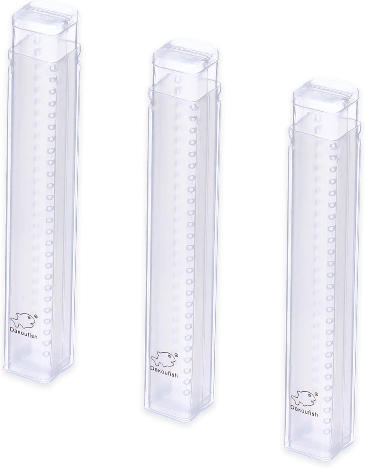 Plastic Straw Carrying Case,3Packs Reusable Collapsible Boxes for 9-13 Inch Straight Drinking Straws Storage Perfect for Travel, Gifts.