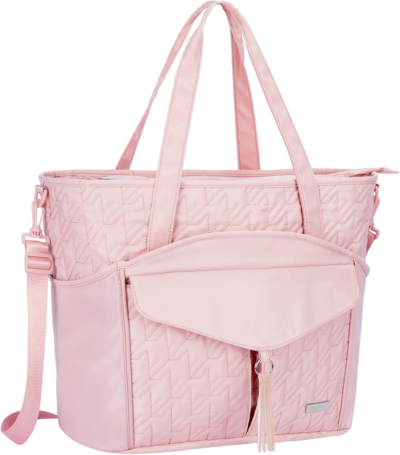 Tote Bag for Women with Water Bottle Pocket Fit for Stanley Cup, Carry On Tote for Work, Nurse, College, Travel