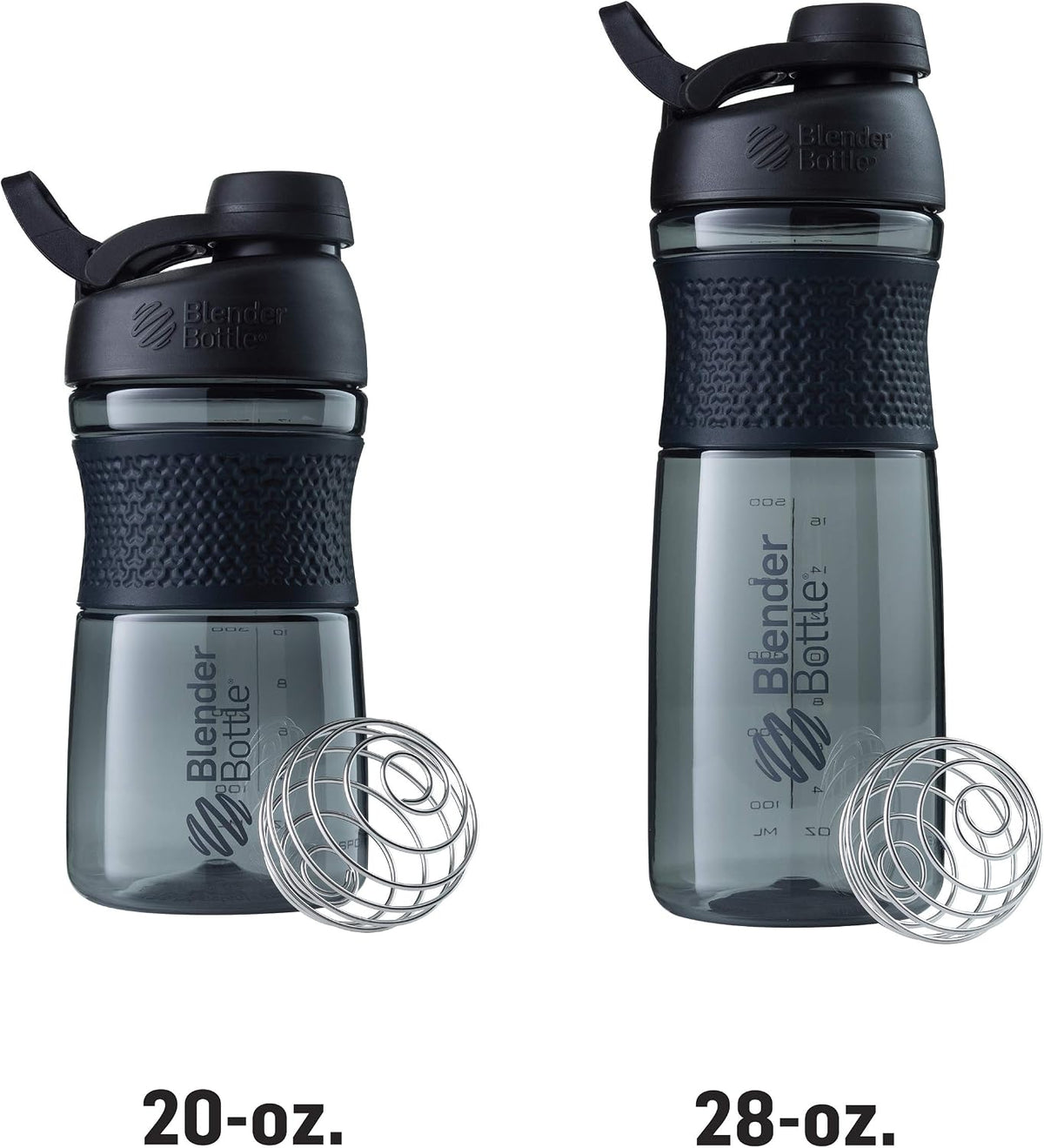 SportMixer Shaker Bottle Perfect for Protein Shakes and Pre Workout, 20-Ounce, Teal