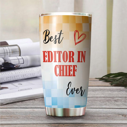Best Caterer Ever Tumbler Stainless Steel 20oz, Office Gifts Women Men Work Friends Coworker, Driking Coffee Cup For Birthday Christmas - Colors C