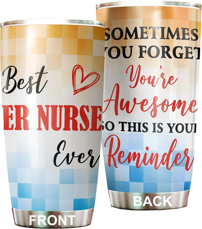 Best Caterer Ever Tumbler Stainless Steel 20oz, Office Gifts Women Men Work Friends Coworker, Driking Coffee Cup For Birthday Christmas - Colors C