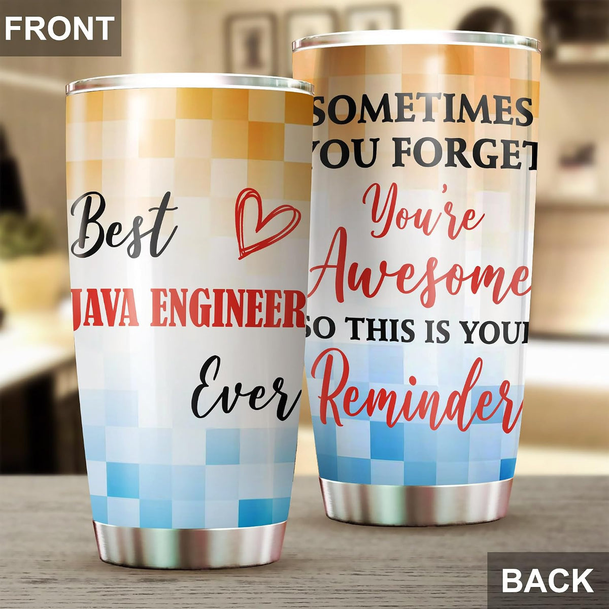 Best Caterer Ever Tumbler Stainless Steel 20oz, Office Gifts Women Men Work Friends Coworker, Driking Coffee Cup For Birthday Christmas - Colors C