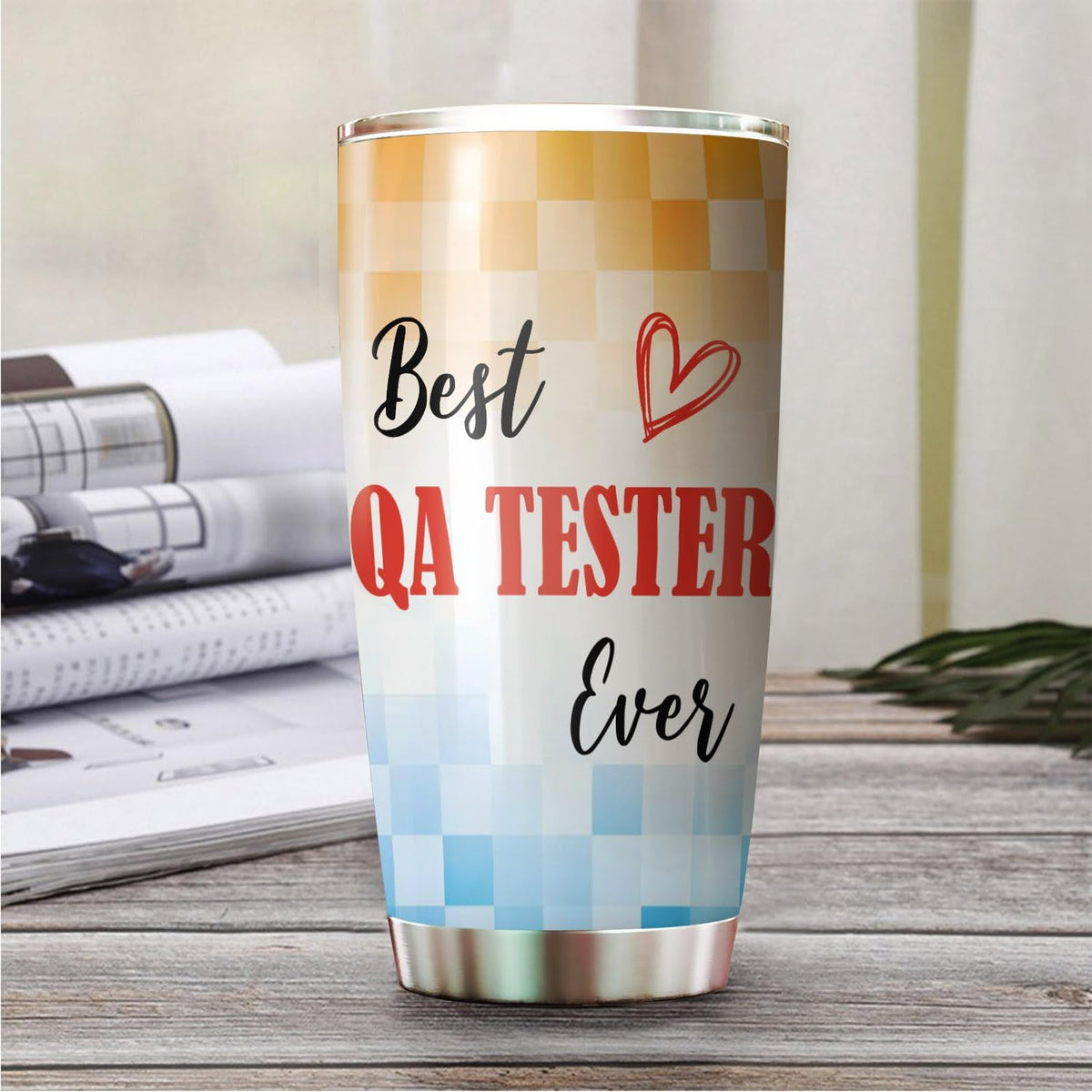 Best Caterer Ever Tumbler Stainless Steel 20oz, Office Gifts Women Men Work Friends Coworker, Driking Coffee Cup For Birthday Christmas - Colors C
