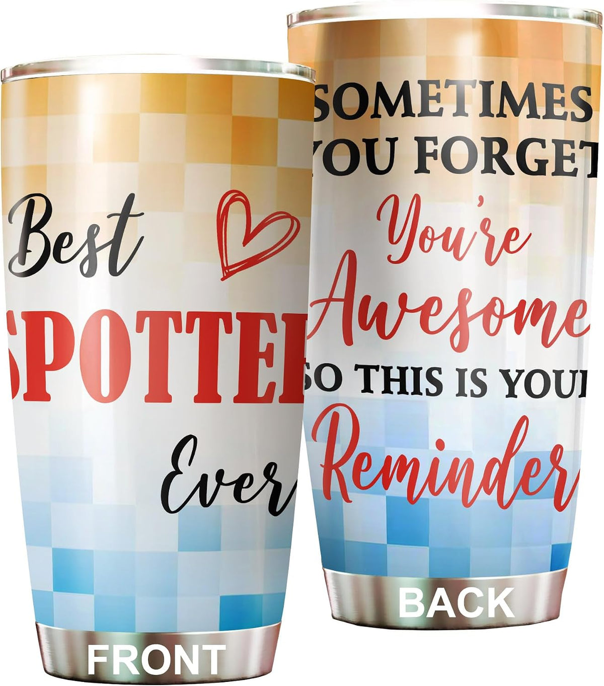 Best Caterer Ever Tumbler Stainless Steel 20oz, Office Gifts Women Men Work Friends Coworker, Driking Coffee Cup For Birthday Christmas - Colors C