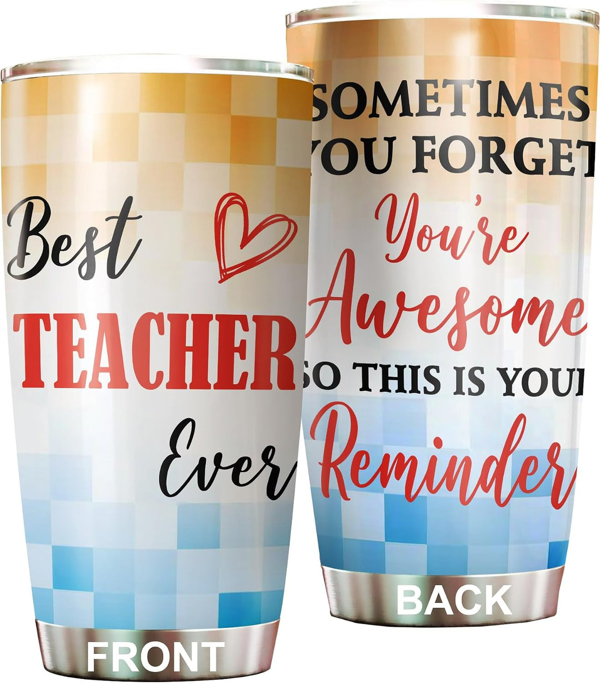 Best Caterer Ever Tumbler Stainless Steel 20oz, Office Gifts Women Men Work Friends Coworker, Driking Coffee Cup For Birthday Christmas - Colors C
