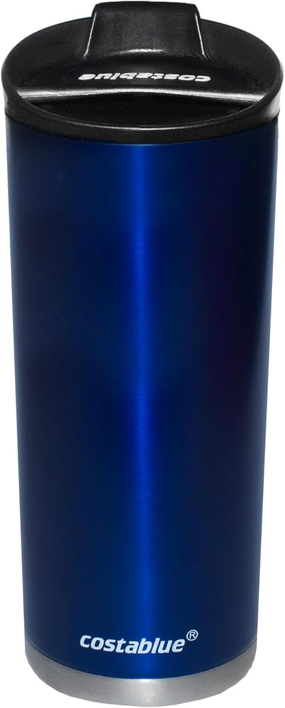 Travel Coffee Mug - 16 Oz. Stainless Steel Insulated Coffee Mug, Leak Proof Tumbler w/Dishwasher Safe Lid, Double Wall Travel Coffee Cup, Reusable Insulated Tumbler for Hot & Cold Beverages…