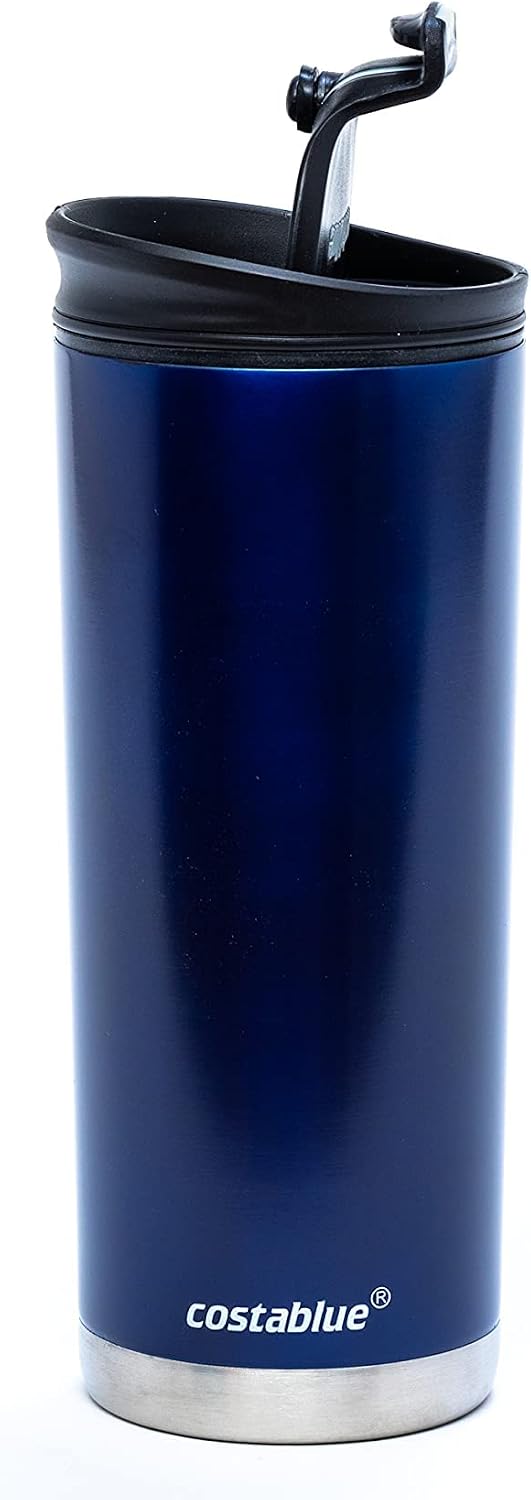 Travel Coffee Mug - 16 Oz. Stainless Steel Insulated Coffee Mug, Leak Proof Tumbler w/Dishwasher Safe Lid, Double Wall Travel Coffee Cup, Reusable Insulated Tumbler for Hot & Cold Beverages…
