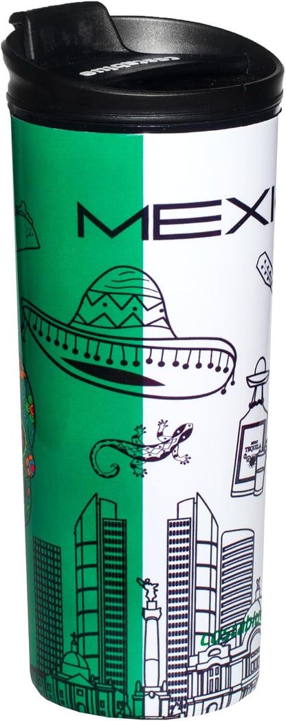 Travel Coffee Mug - 16 Oz. Stainless Steel Insulated Coffee Mug, Leak Proof Tumbler w/Dishwasher Safe Lid, Double Wall Travel Coffee Cup, Reusable Insulated Tumbler for Hot & Cold Beverages…