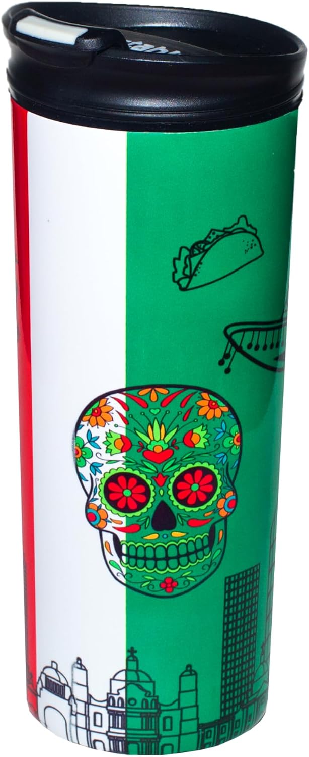 Travel Coffee Mug - 16 Oz. Stainless Steel Insulated Coffee Mug, Leak Proof Tumbler w/Dishwasher Safe Lid, Double Wall Travel Coffee Cup, Reusable Insulated Tumbler for Hot & Cold Beverages…