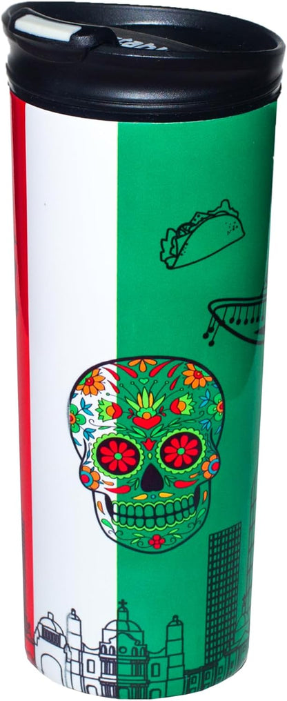 Travel Coffee Mug - 16 Oz. Stainless Steel Insulated Coffee Mug, Leak Proof Tumbler w/Dishwasher Safe Lid, Double Wall Travel Coffee Cup, Reusable Insulated Tumbler for Hot & Cold Beverages…