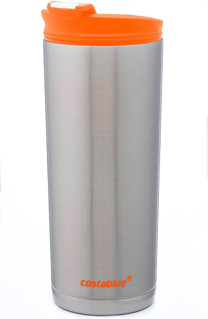 Travel Coffee Mug - 16 Oz. Stainless Steel Insulated Coffee Mug, Leak Proof Tumbler w/Dishwasher Safe Lid, Double Wall Travel Coffee Cup, Reusable Insulated Tumbler for Hot & Cold Beverages…