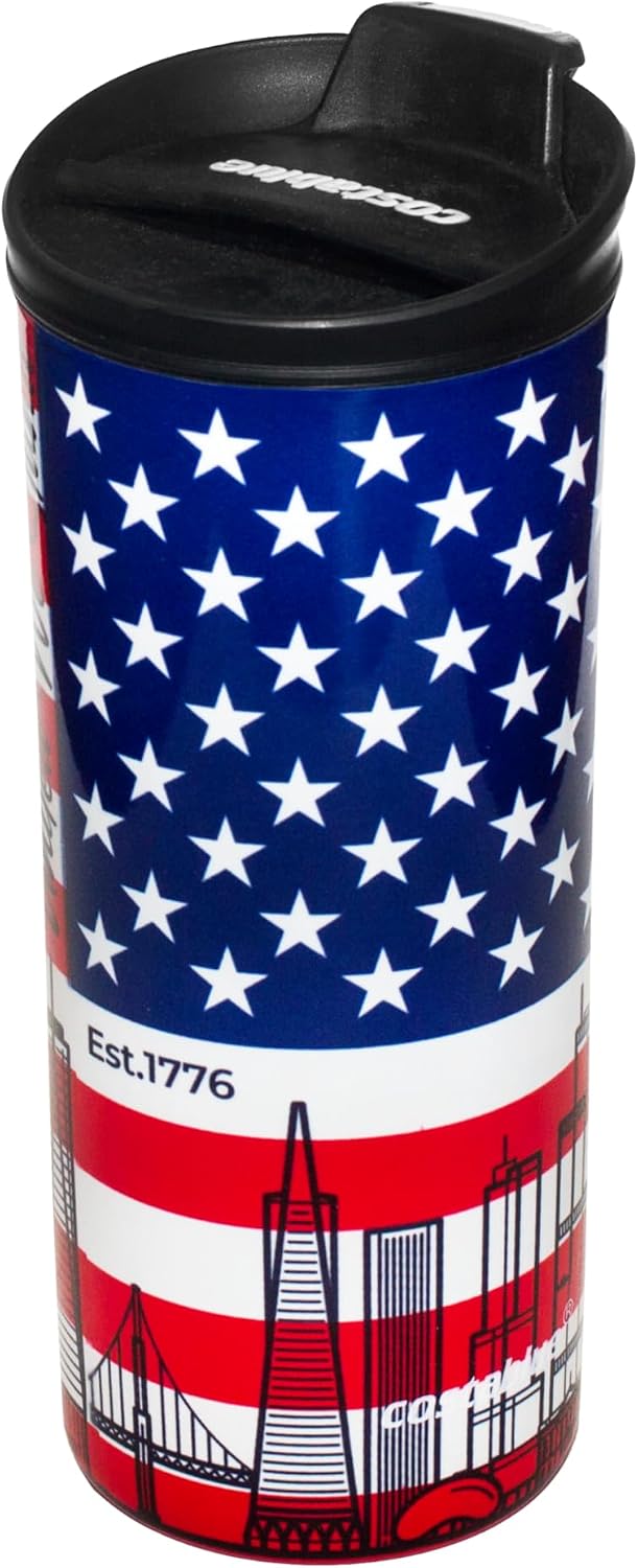 Travel Coffee Mug - 16 Oz. Stainless Steel Insulated Coffee Mug, Leak Proof Tumbler w/Dishwasher Safe Lid, Double Wall Travel Coffee Cup, Reusable Insulated Tumbler for Hot & Cold Beverages…