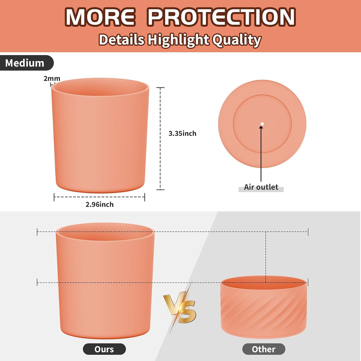 Higher Silicone Boot Compatible with Stanley Quencher H2.0 20/30/40oz | Tumbler Cups Anti-Slip & Anti-Scratch Soft Water Bottle Bottom Sleeve Cover Protector for IceFlow Flip 20/30oz, BPA Free - Colors B