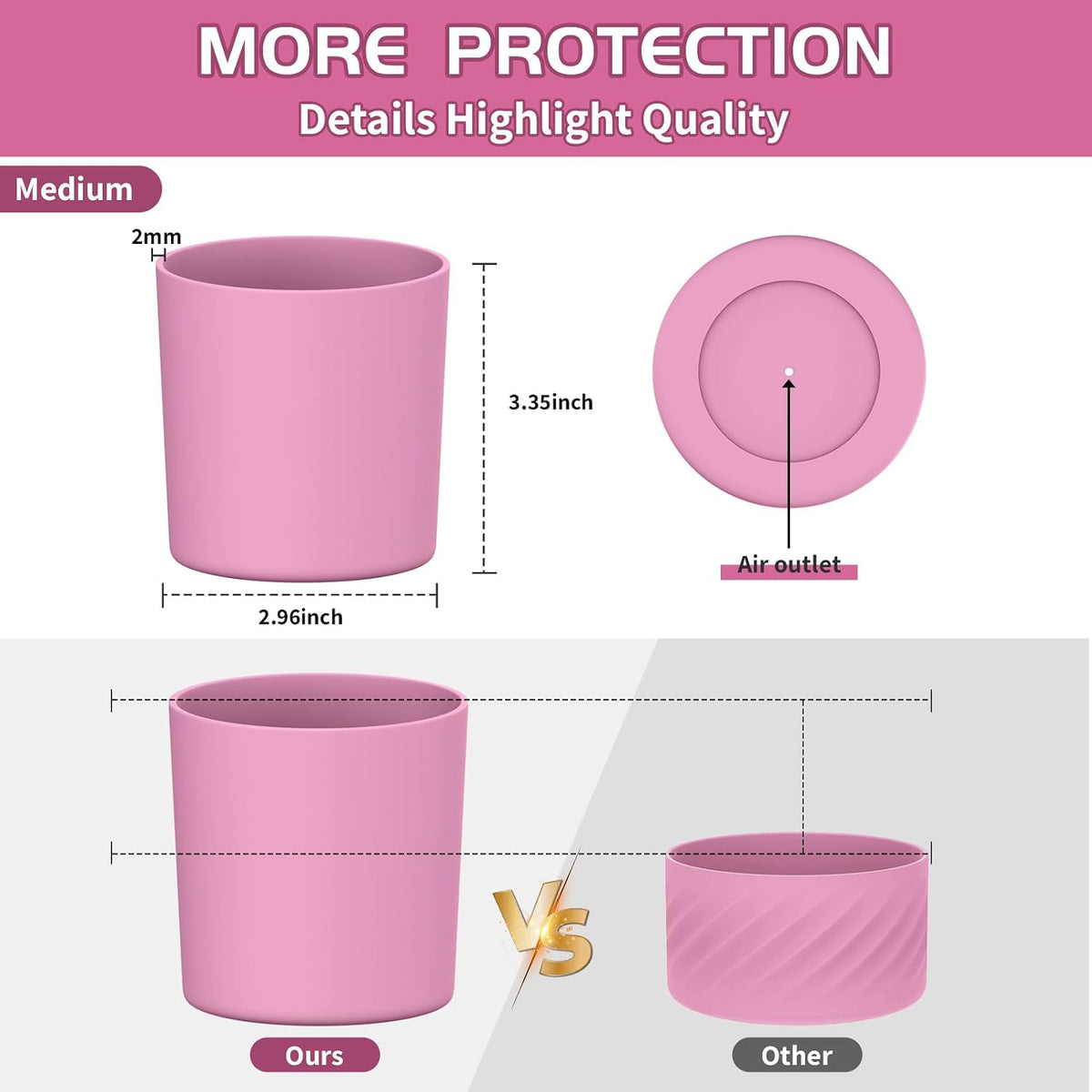 Higher Silicone Boot Compatible with Stanley Quencher H2.0 20/30/40oz | Tumbler Cups Anti-Slip & Anti-Scratch Soft Water Bottle Bottom Sleeve Cover Protector for IceFlow Flip 20/30oz, BPA Free - Colors B