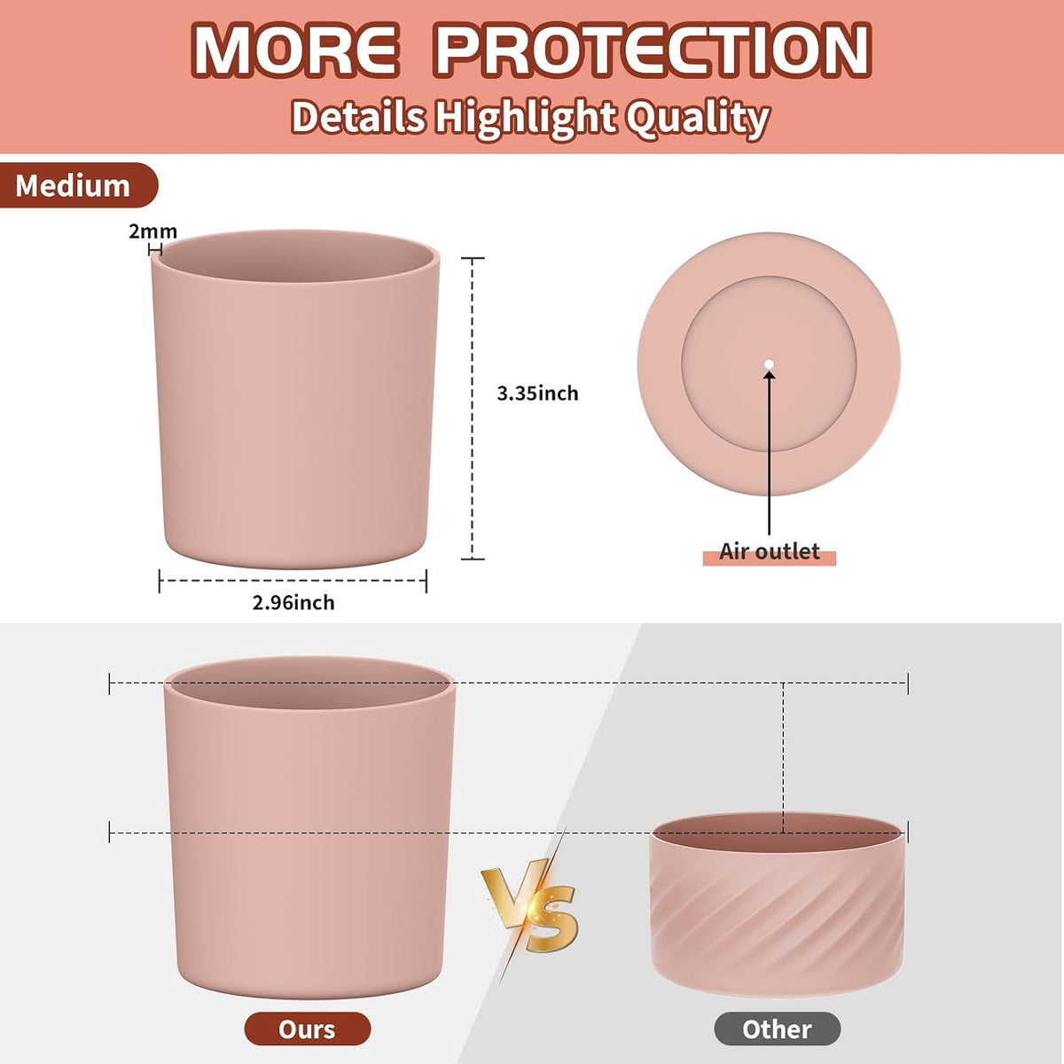Higher Silicone Boot Compatible with Stanley Quencher H2.0 20/30/40oz | Tumbler Cups Anti-Slip & Anti-Scratch Soft Water Bottle Bottom Sleeve Cover Protector for IceFlow Flip 20/30oz, BPA Free - Colors B