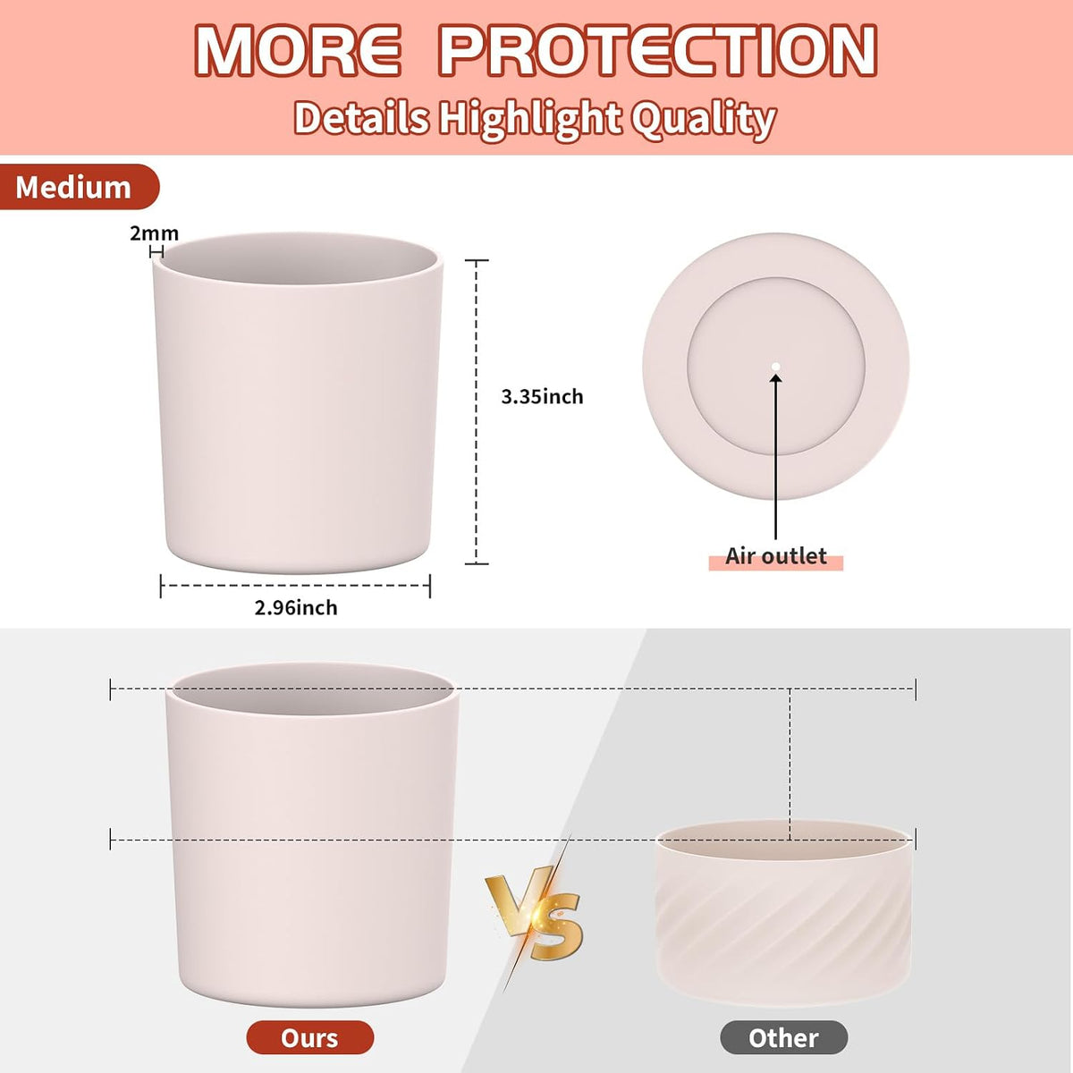 Higher Silicone Boot Compatible with Stanley Quencher H2.0 20/30/40oz | Tumbler Cups Anti-Slip & Anti-Scratch Soft Water Bottle Bottom Sleeve Cover Protector for IceFlow Flip 20/30oz, BPA Free - Colors B