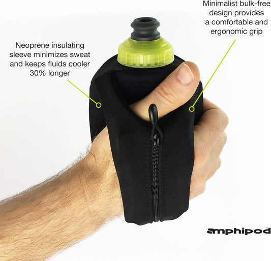 Amphipod Hydraform Ergo-Lite Handheld Water Bottle, Insulated - 10.5 oz