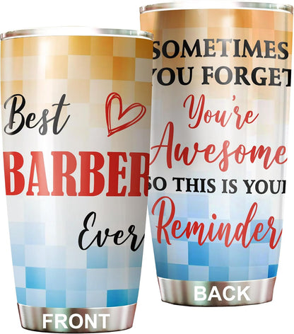 Best Caterer Ever Tumbler Stainless Steel 20oz, Office Gifts Women Men Work Friends Coworker, Driking Coffee Cup For Birthday Christmas - Colors I