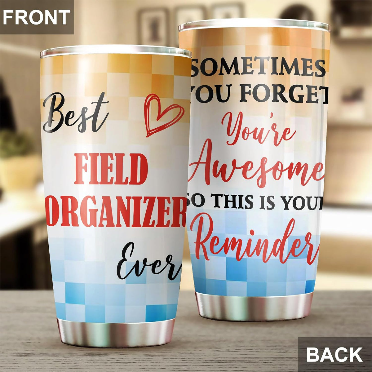 Best Caterer Ever Tumbler Stainless Steel 20oz, Office Gifts Women Men Work Friends Coworker, Driking Coffee Cup For Birthday Christmas - Colors I